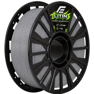 FILAMENTO PLA CINZA ELITIN 3D 1,75 mm — 1 kg